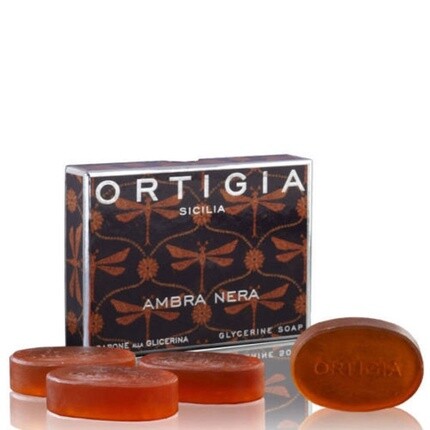 

Янтарное черное мыло 4X40G — упаковка из 4 шт., Ortigia Sicilia