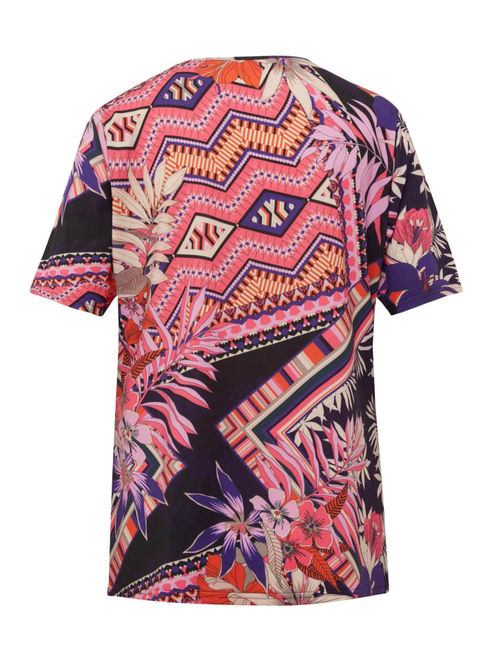 

Короткий размер: футболка с принтом, эластичная и удобная футболка с принтом розового цвета/с узором. GOLDNER, Розовый, Короткий размер: футболка с принтом, эластичная и удобная футболка с принтом розового цвета/с узором. GOLDNER