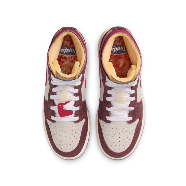 Кроссовки 1 mid 'bread butter & sole' Air Jordan, мультиколор — фото 4