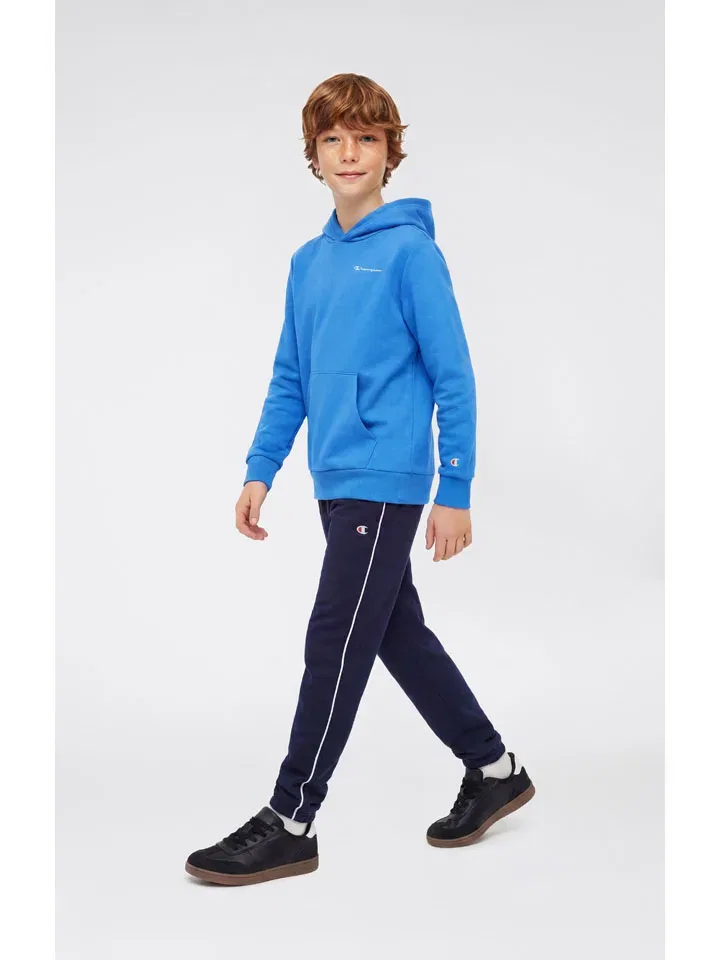 Капуzenhoodie из хлопка Champion, синий — фото 2