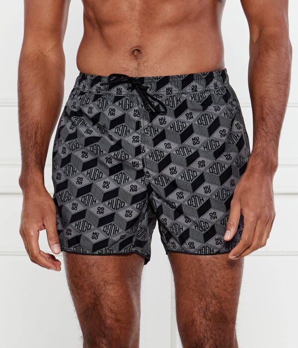 

Плавательные шорты рик Regular fit Hugo Bodywear, черный
