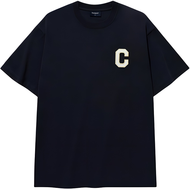 

COVERNAT SS25 T Shirt Unisex Dark Marine Blue, Синий, COVERNAT SS25 T Shirt Unisex Dark Marine Blue