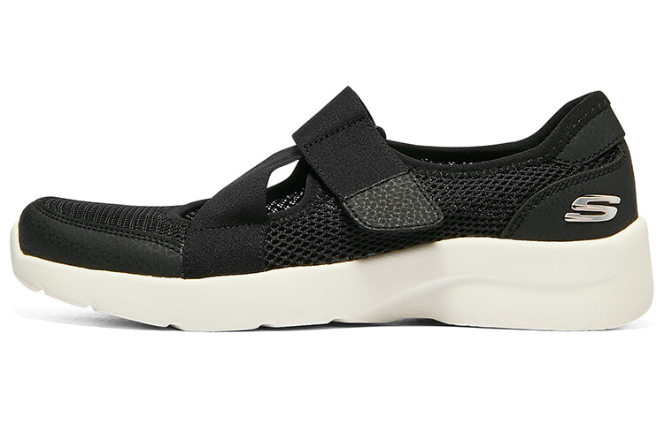 

Спортивные женские повседневные туфли женские низкие черные/белые Skechers