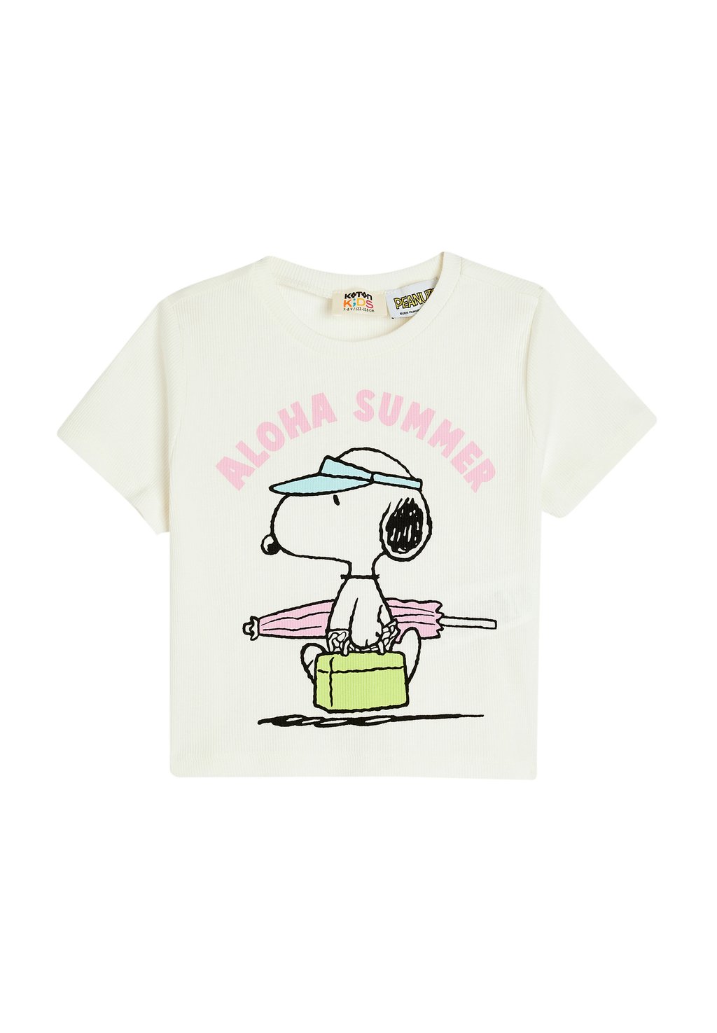 

Футболка с принтом SNOOPY Koton, бежевый