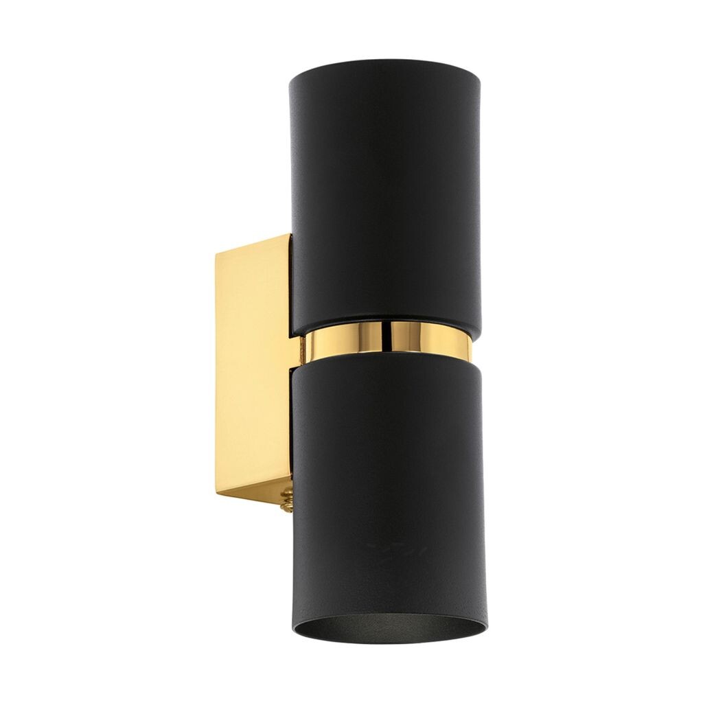 

Eglo 95364 Настенный светильник Passa Round Up & Down Black Gold, черный