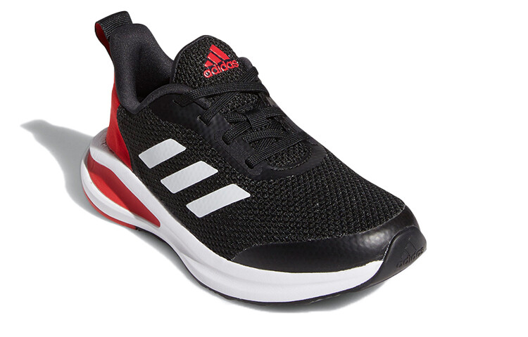 Fortarun Kids Кроссовки детские низкие черные/белые/красные Adidas — фото 3