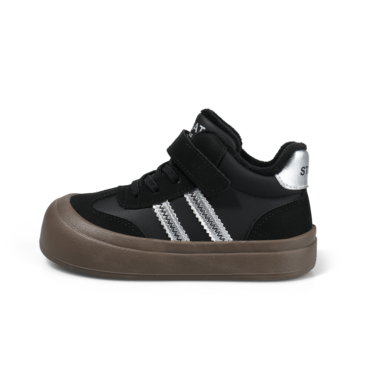 

Непромокаемые нескользящие утепленные мид-топы Kids Lifestyle Shoes для детей ST&SAT, черный