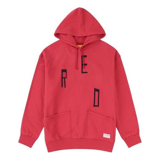 

Толстовка men's alphabet printing hooded drawstring red Levis, красный