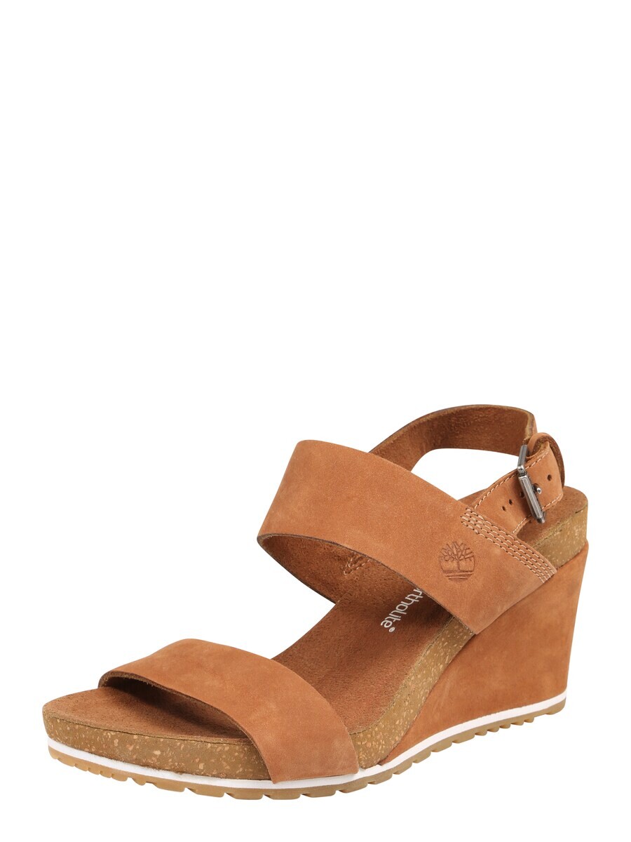 Босоножки на высоком каблуке TIMBERLAND Strap Sandals Capri Sunset, коричневый