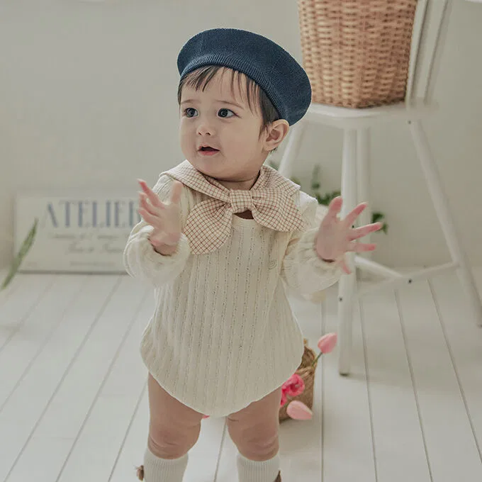 Детский боди-костюм Bree кремовый от Littletini