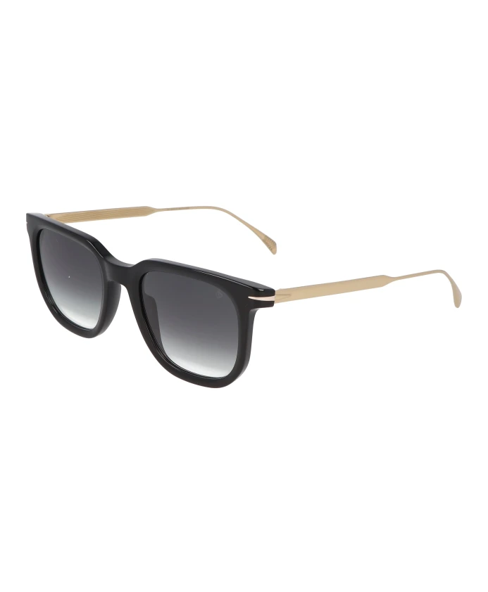 

Коллекция квадратных солнцезащитных очков в стиле ретро Eyewear By David Beckham, черный
