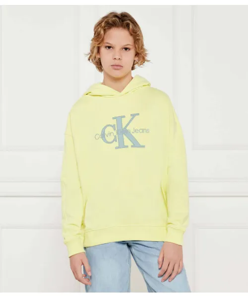 

Толстовка Regular fit Calvin Klein Jeans, желтый