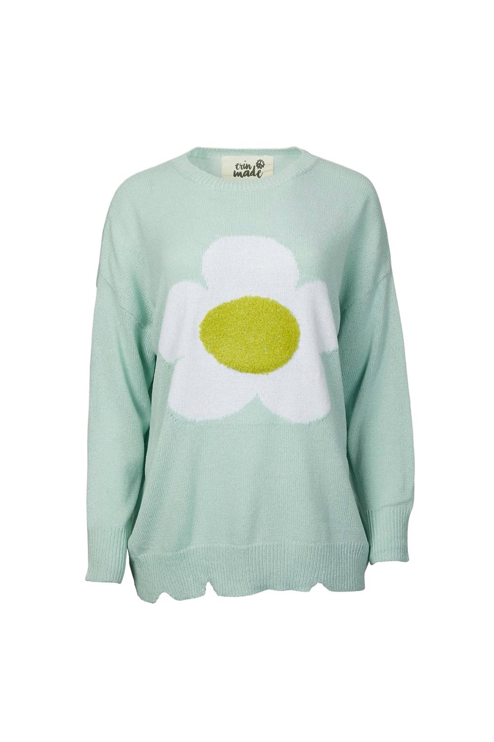 

Свитер Petal Pullover в светло-голубом цвете Erin made