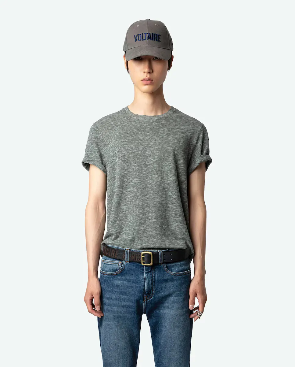

Tommy мужская синяя футболка с короткими рукавами Zadig & Voltaire