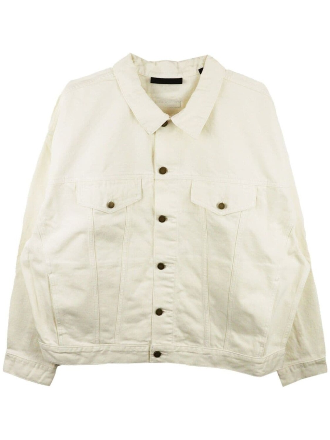 

FEAR OF GOD ESSENTIALS джинсовая куртка-рубашка с логотипом, белый