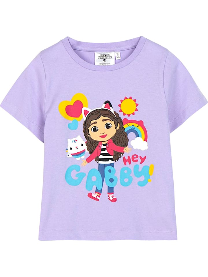 

Футболка Gabby's Dollhouse, фиолетовый