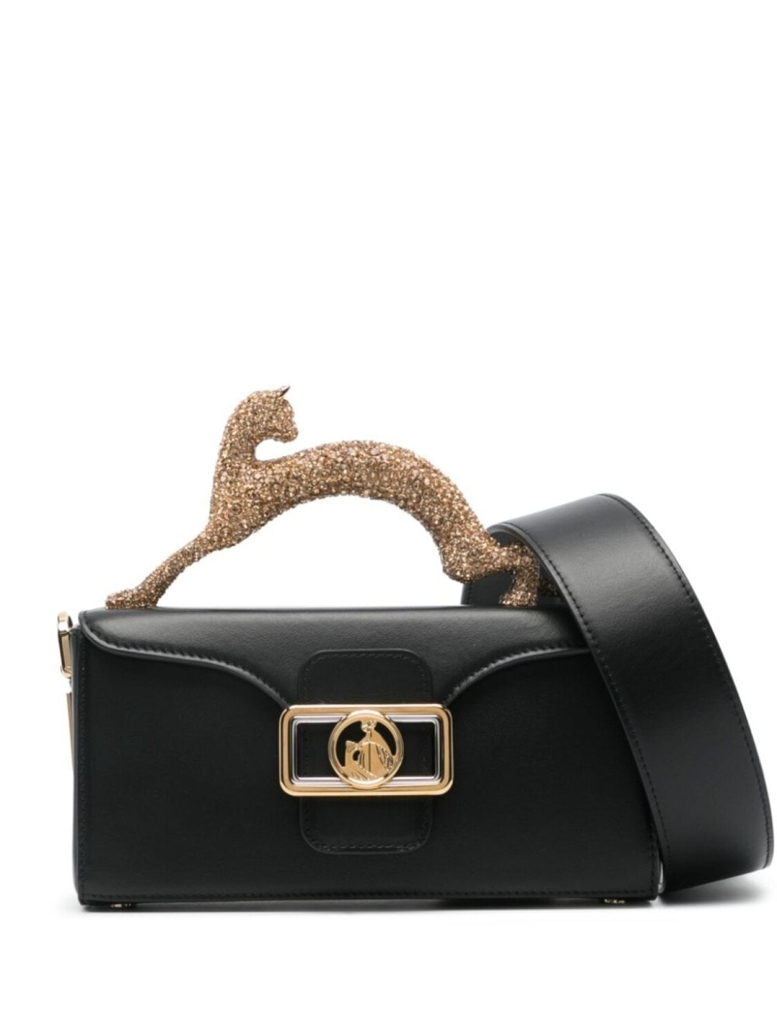 

Lanvin маленькая сумка-тоут Pencil Cat, черный