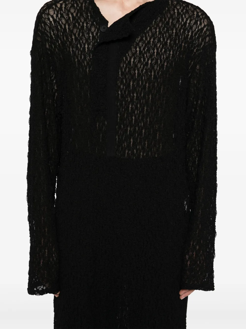 

Рубашка с длинными рукавами Yohji Yamamoto, черный