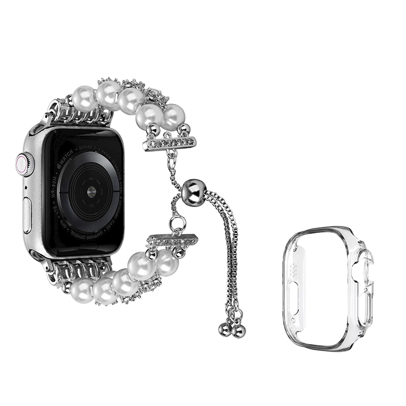 

Ремешок Совместимость с Apple Материал Pearl CHENSONG, Pearl White