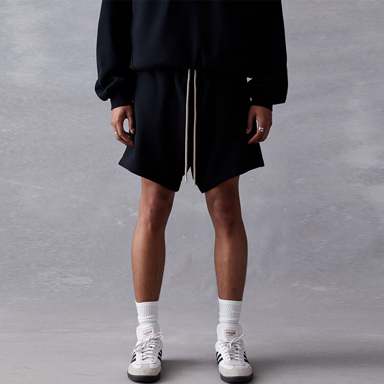 Кремовые толстовки с завязками Fear Of God Essentials, черный — фото 3