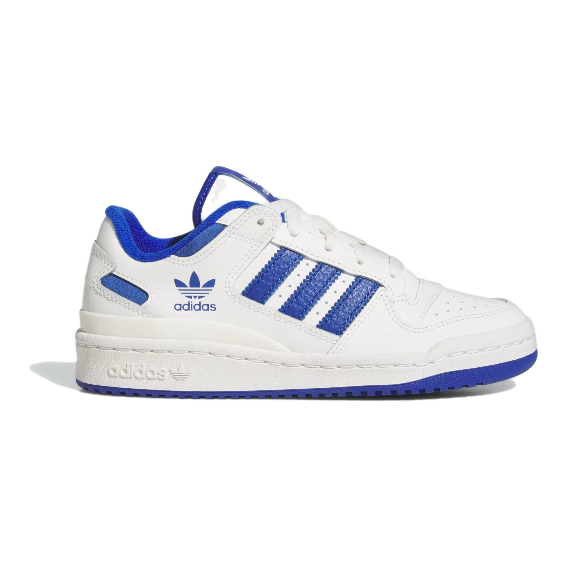 Adidas Forum Low CL J 'White Royal Blue' Adidas Originals, белый основной/королевский синий/белый основной — фото 2