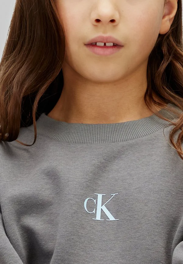 Толстовка с логотипом Calvin Klein Jeans, Granite Gray — фото 4