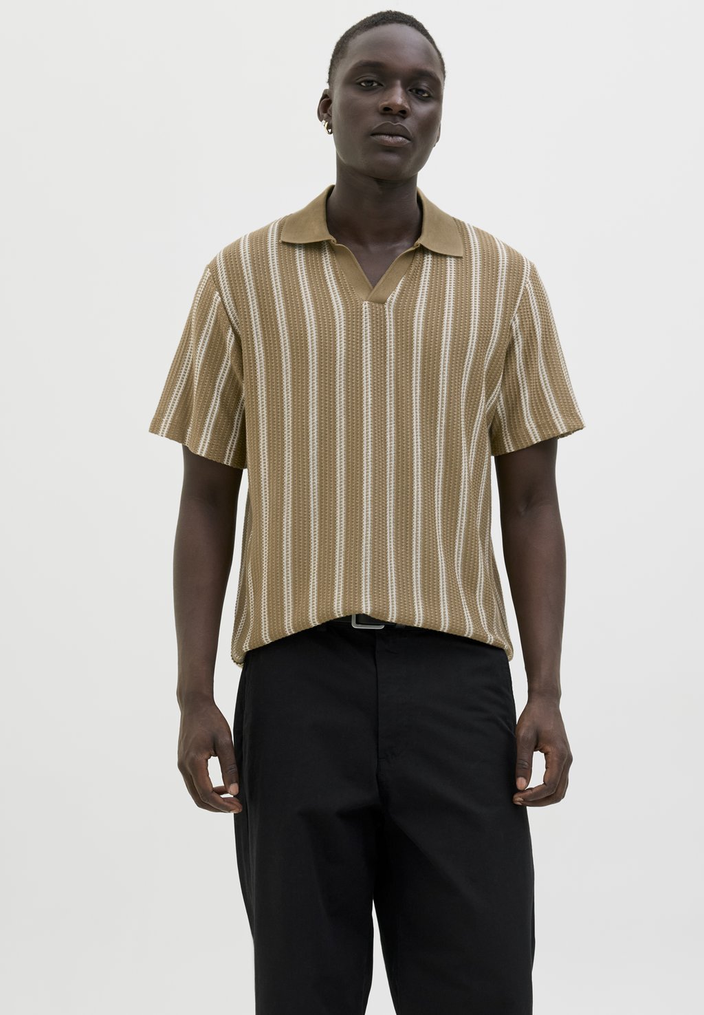

Рубашка поло JPRBLUHARRY SPLIT NECK Jack & Jones, коричневый