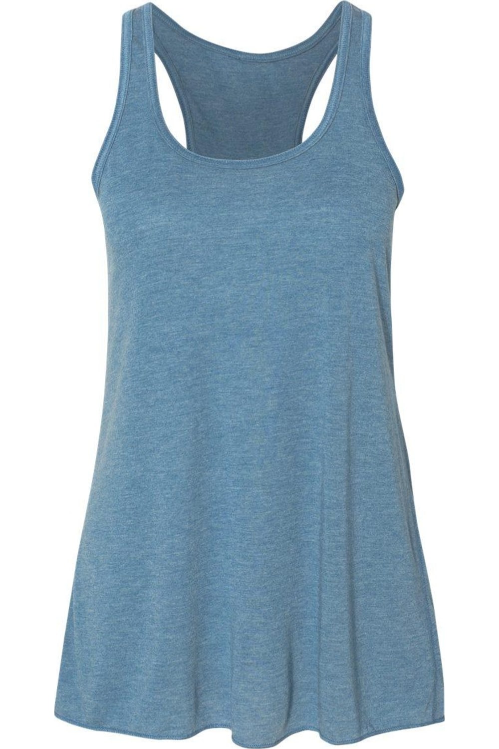 

Женская струящаяся майка-борцовка BELLA + CANVAS, цвет heather deep teal