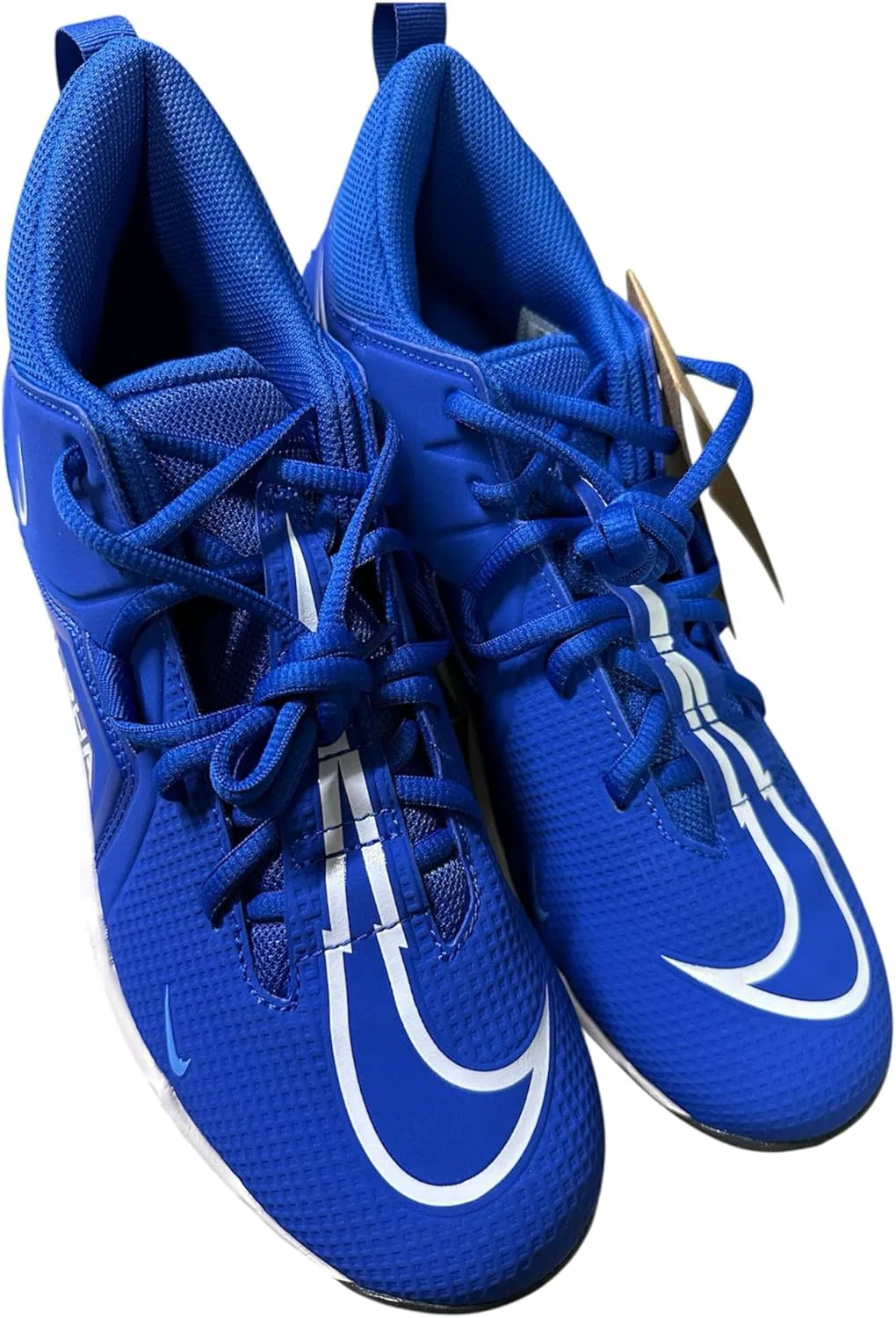 Бутсы для футбола мужские Nike Alpha Menace 3 Shark, сине-белый — фото 2