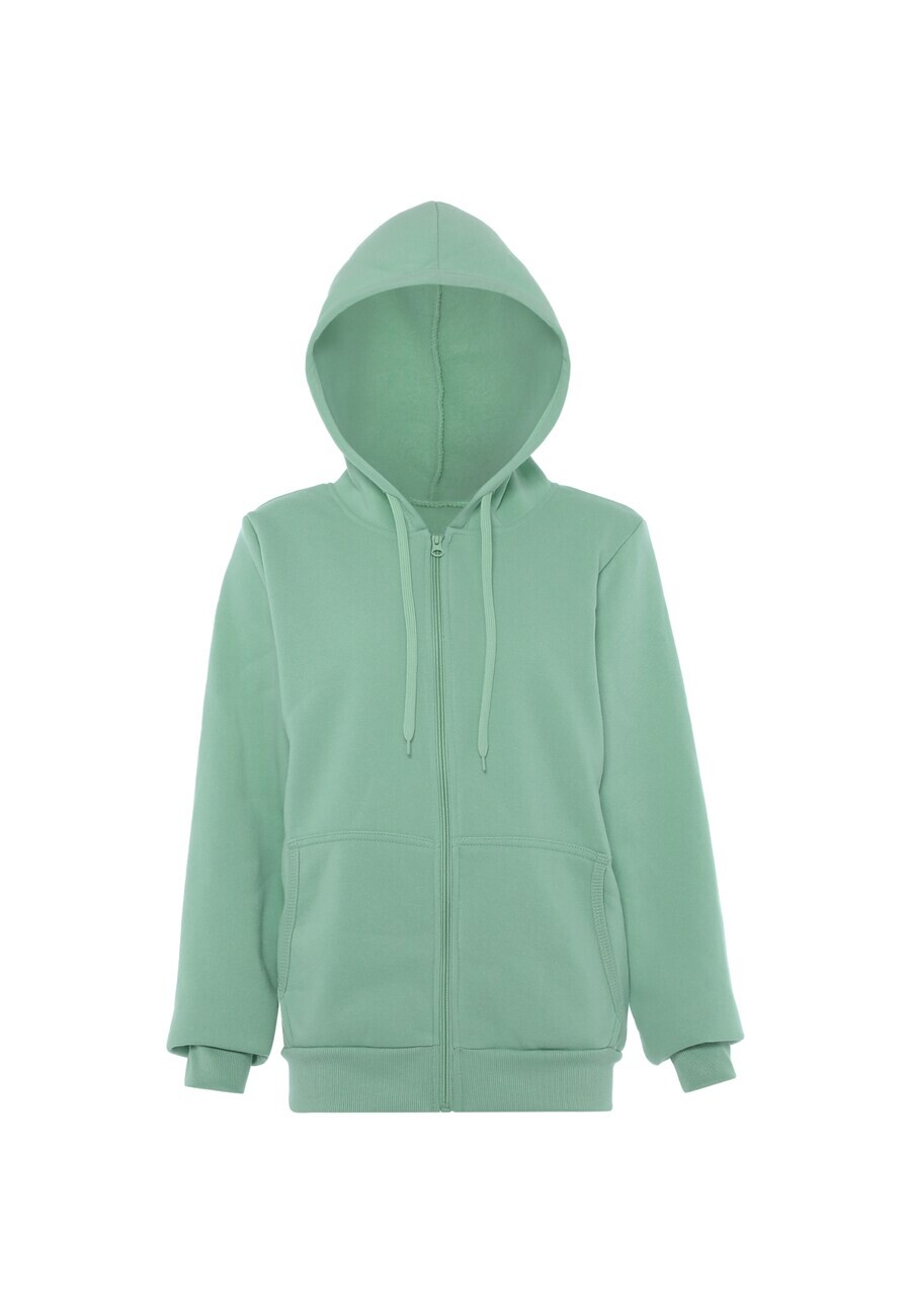 

Толстовка с капюшоном на молнии BLONDA Zip-Up Hoodie, цвет jade
