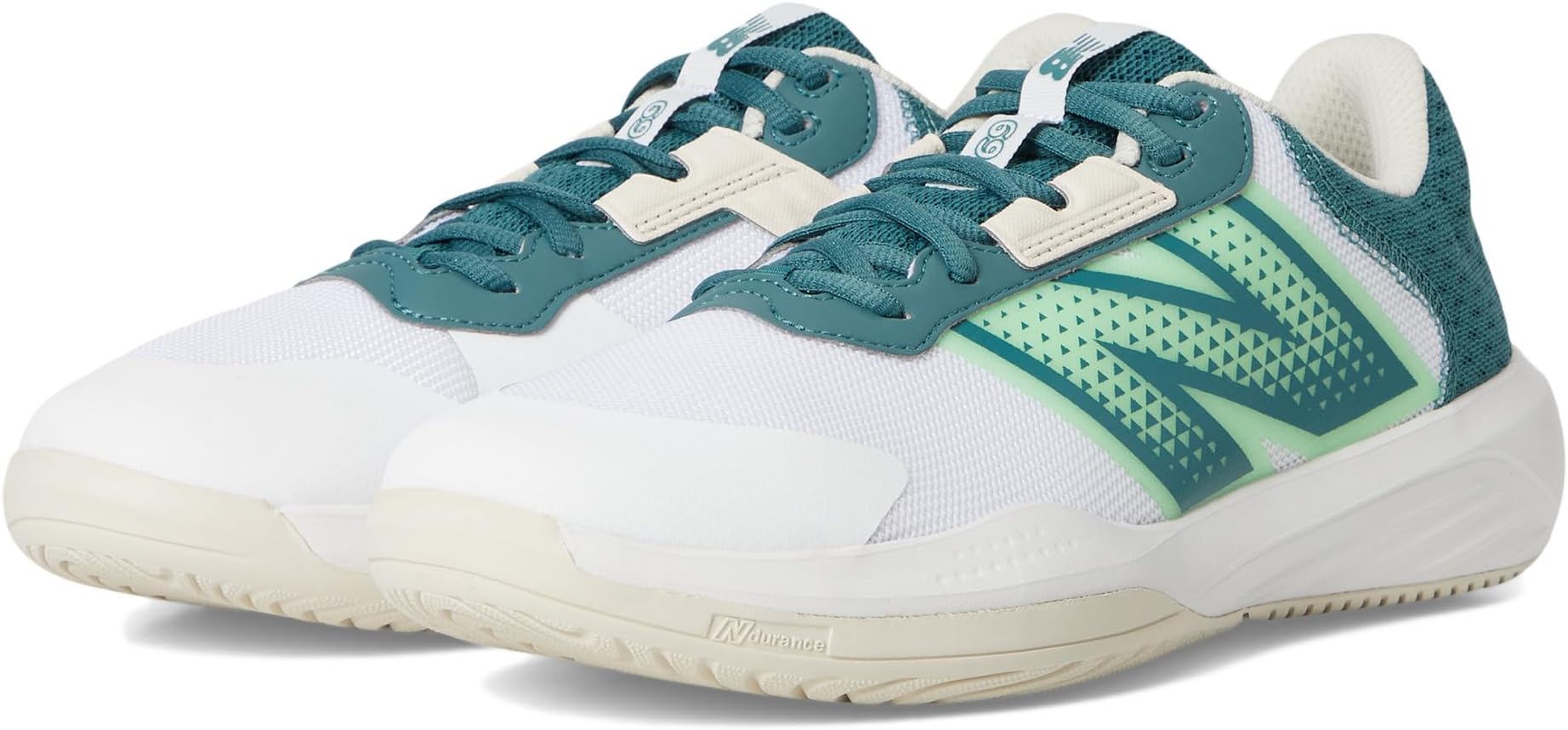 

Кроссовки New Balance 696v6 Tennis Shoes, цвет White/Green