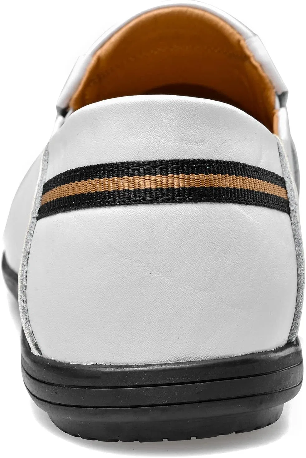 Лоферы кожаные Premium Men's Casual Loafers, белый Zentavi — фото 4