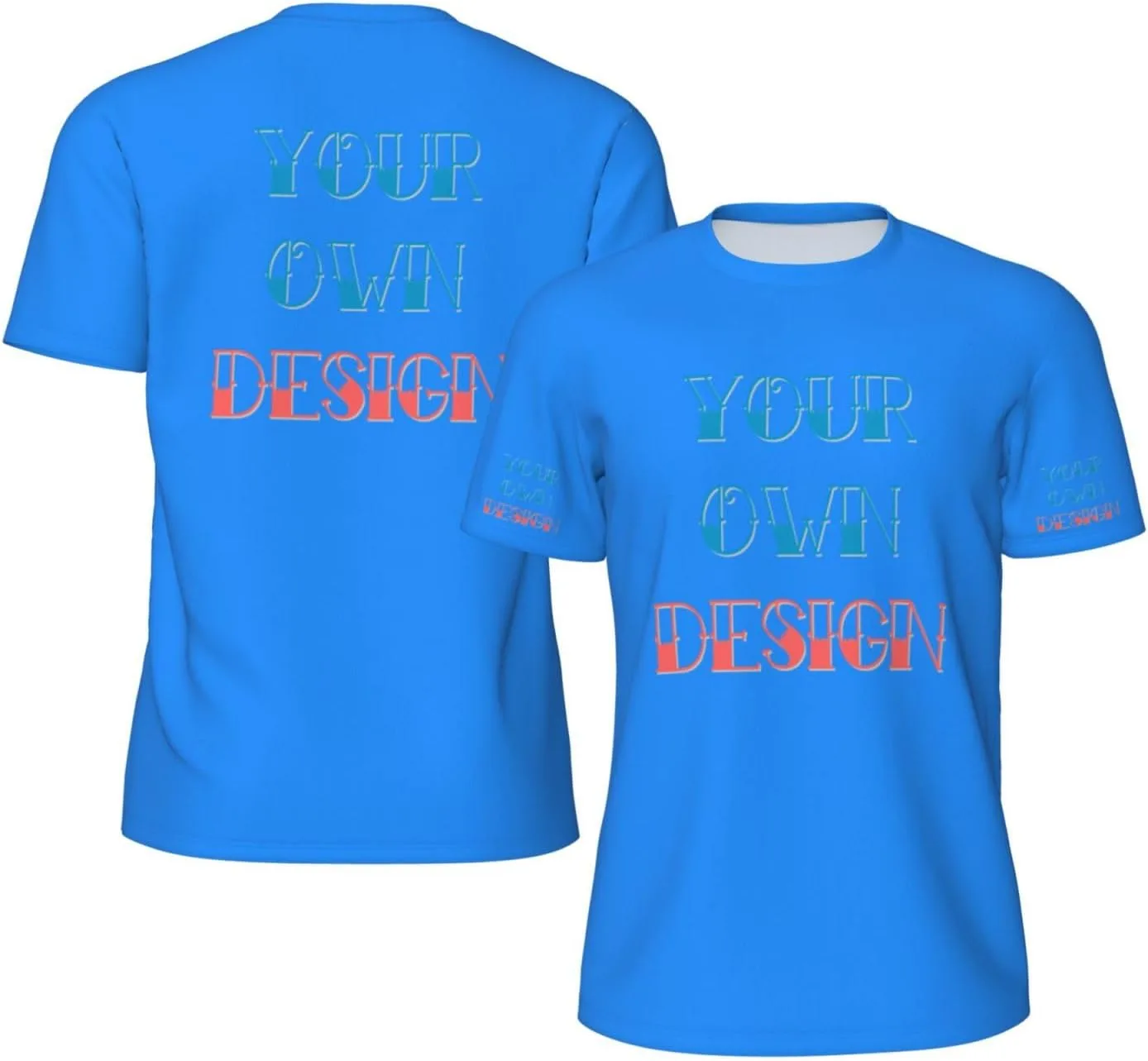 

Футболка Custom с принтом на 4 сторонах