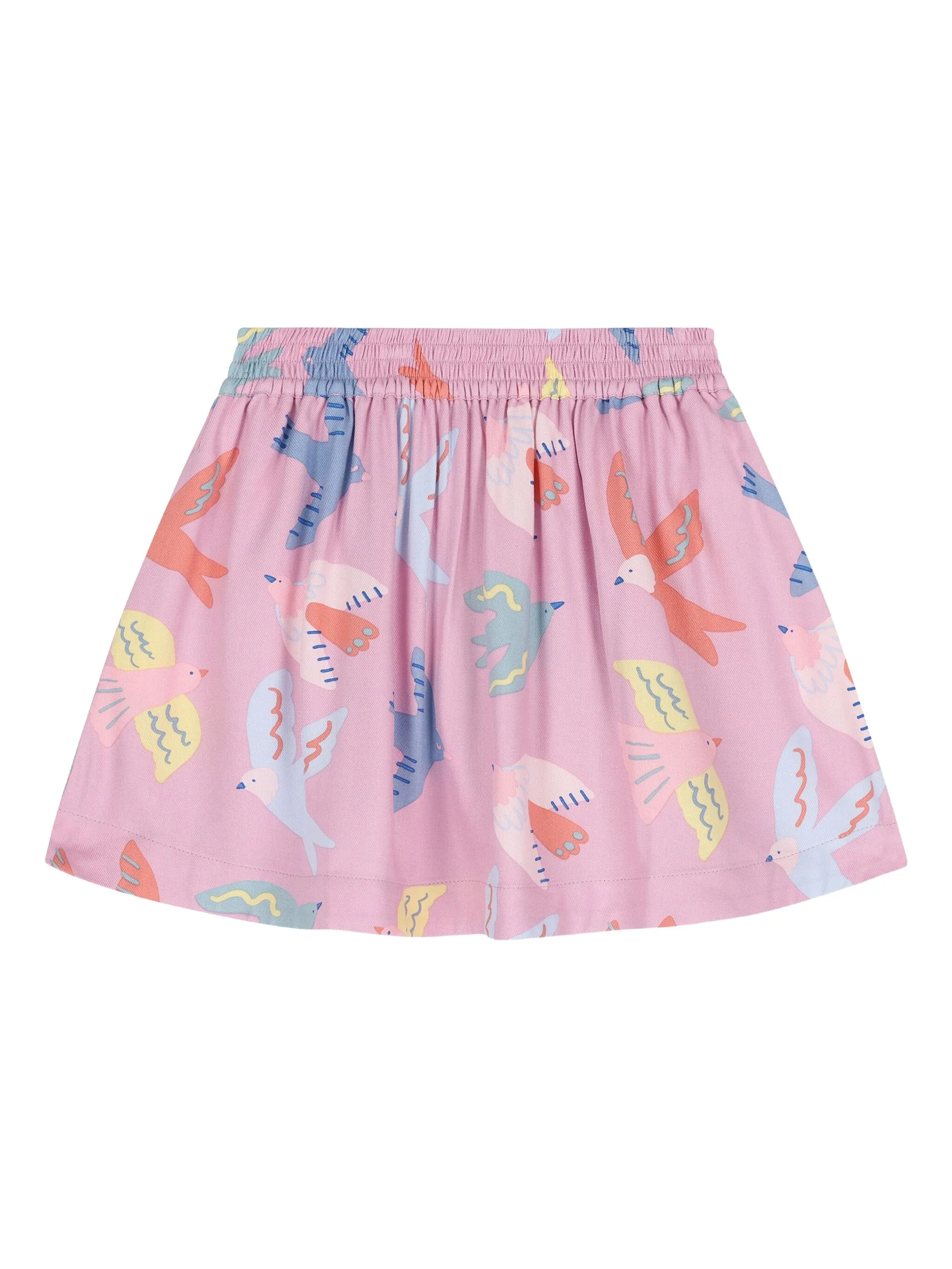 

Юбка с птичьим принтом Stella Mccartney Kids, розовый