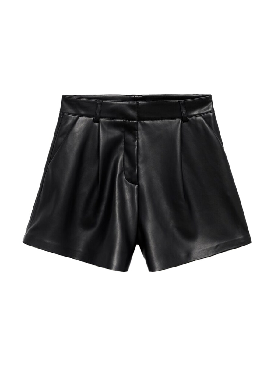 

Обычные брюки со складками спереди MANGO ANNA, Black