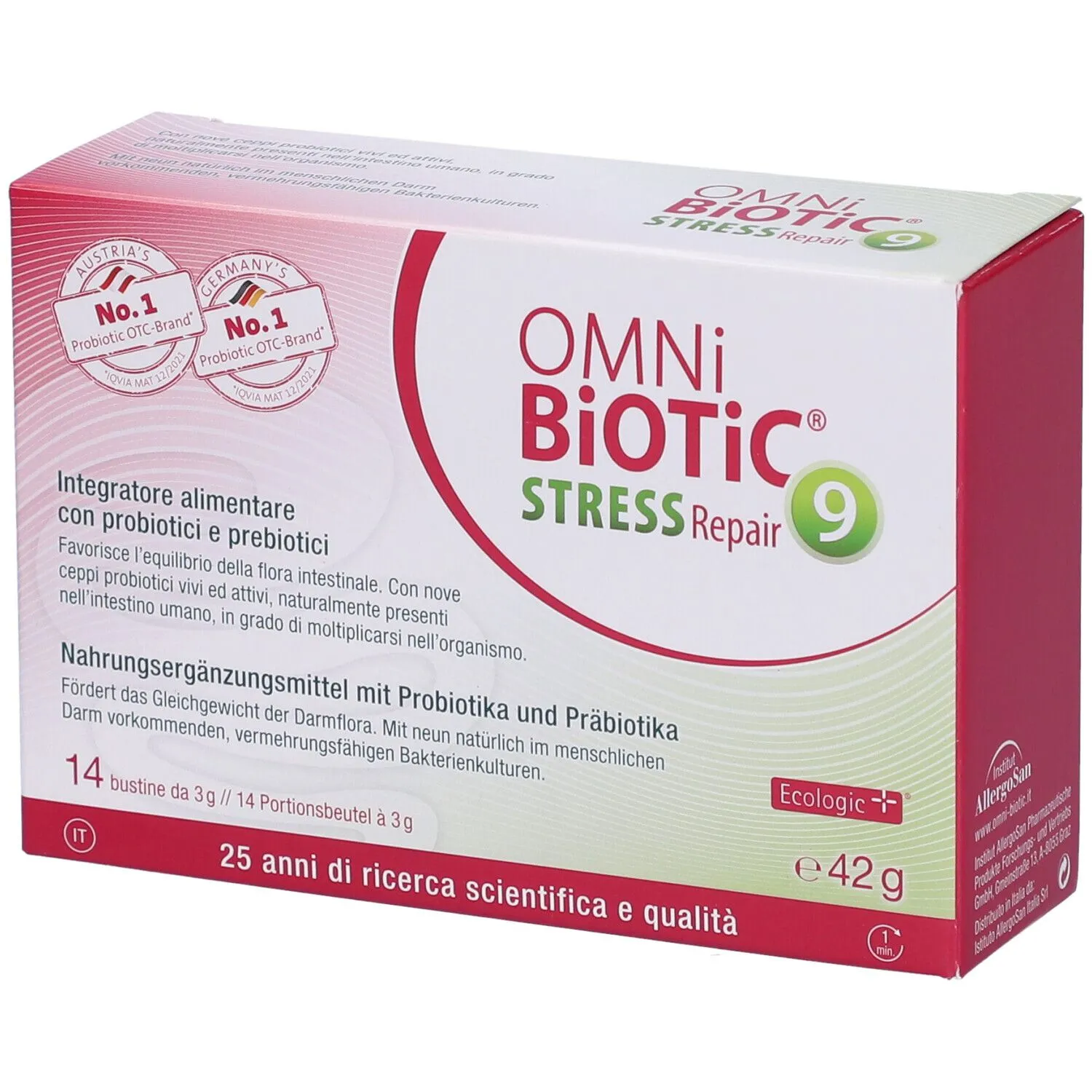 

Omni Biotic Stress Repair 14 пакетиков по 3 г