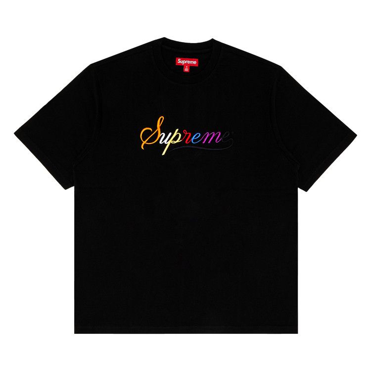 

Топ Supreme Cursive Short-Sleeve Top, Black
