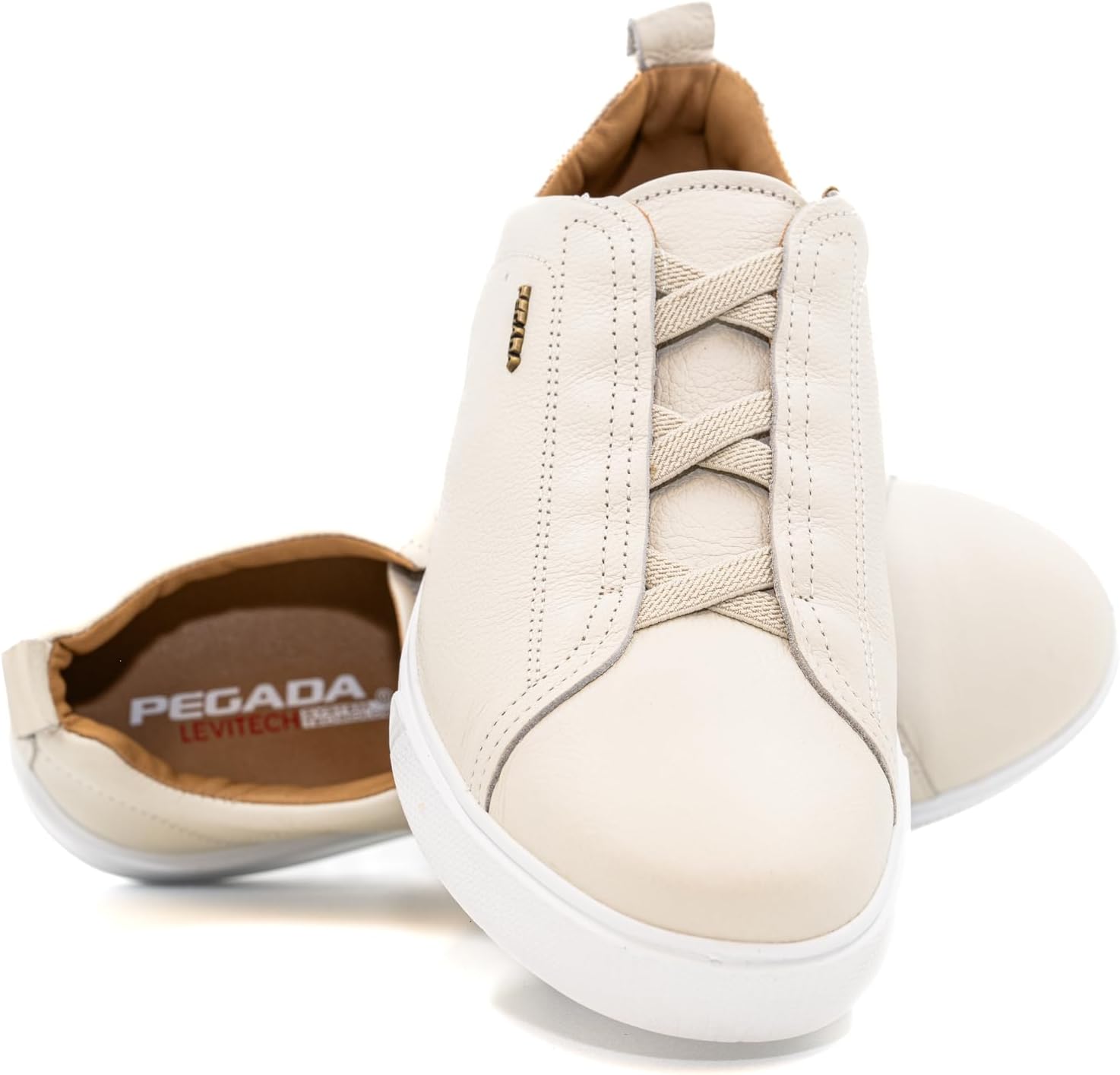 

Мужские повседневные кроссовки PEGADA из натуральной кожи, коричневые низкие, с мягкой стелькой из мемори-пены, современный стиль, спортивные слипоны, модель 111921