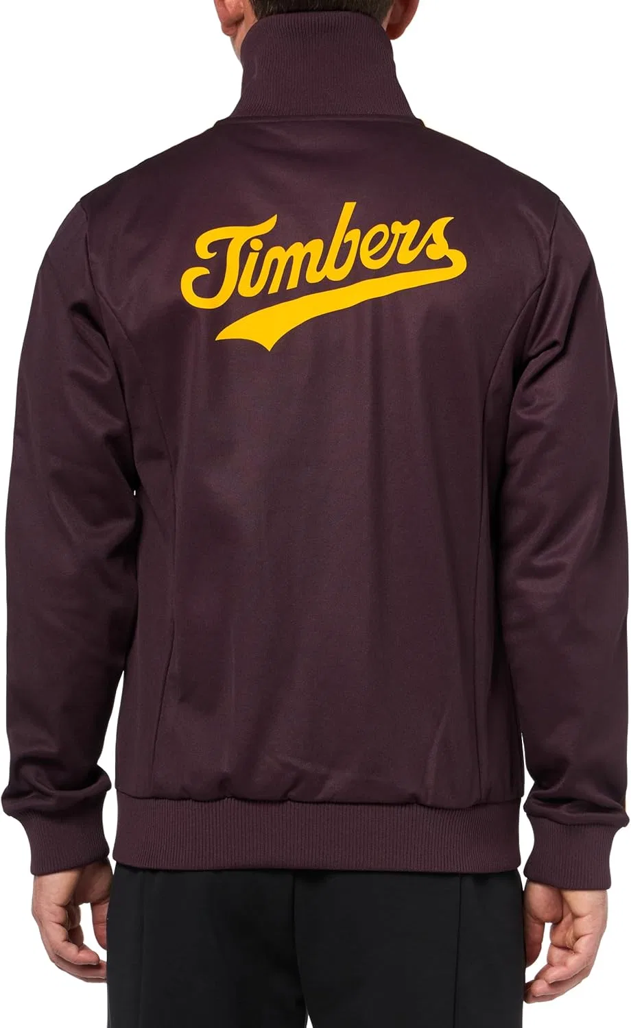 Трек-куртка для футбола adidas, Shadow Maroon/Bold Gold — фото 2