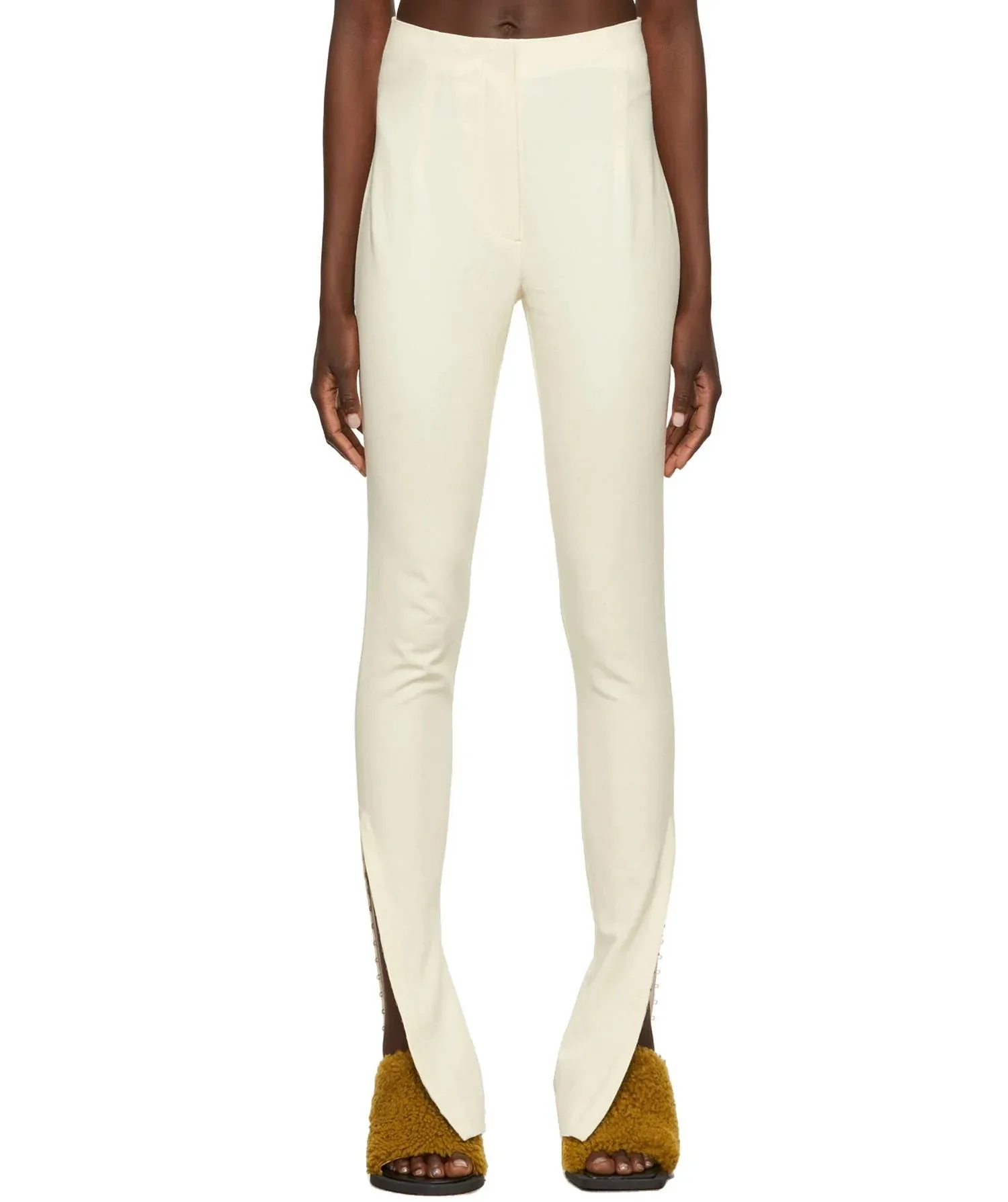 Брюки Le Pantalon в цвете «Оптический белый» Jacquemus
