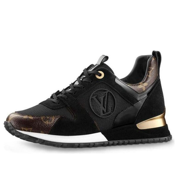 Кроссовки lv run away sports shoes black Louis Vuitton, черный