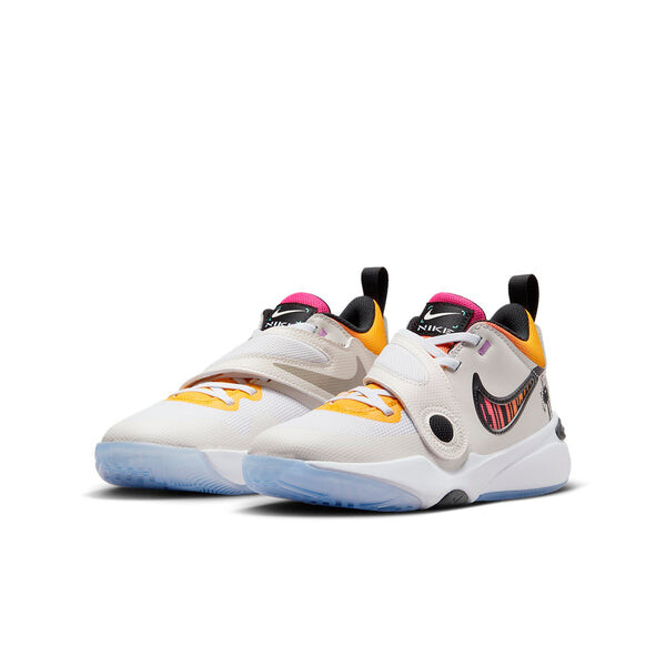 Кроссовки team hustle d 11 баскетбольные кроссовки Nike, белый — фото 3