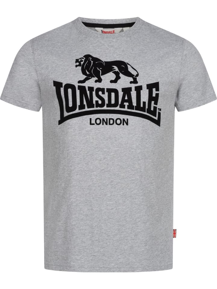 

Футболка Tullig Herren T-Shirt normale Passform Lonsdale, серый