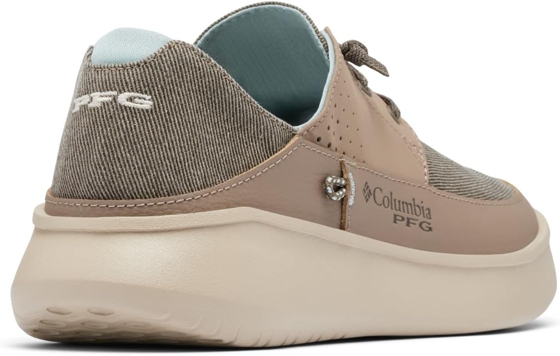 Columbia Mens Boatside Relaxed PFG, Wet Sand/Crushed Blue — фото 2