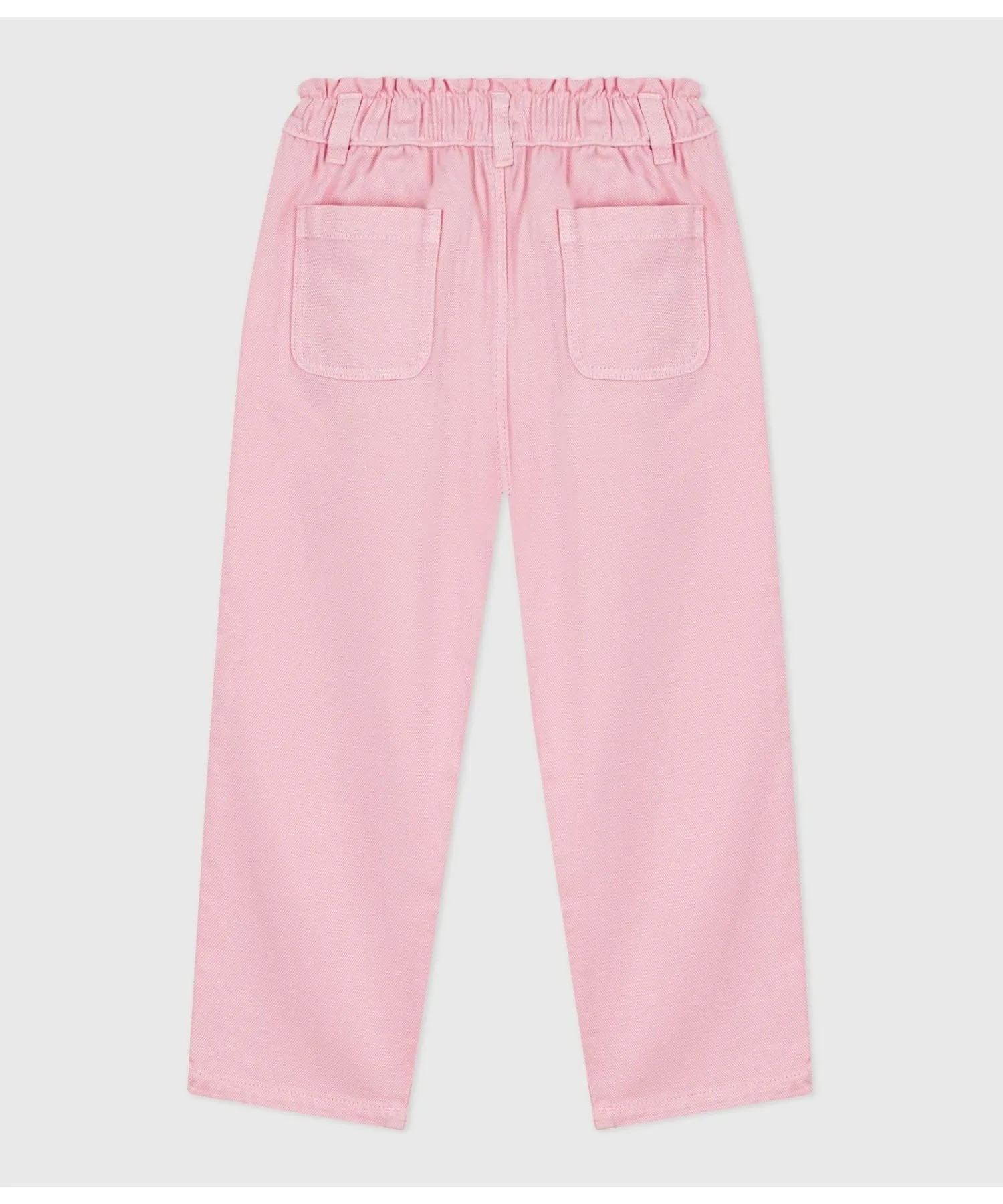 Хлопковые брюки из лиоцелла PETIT BATEAU, Light Pink — фото 3