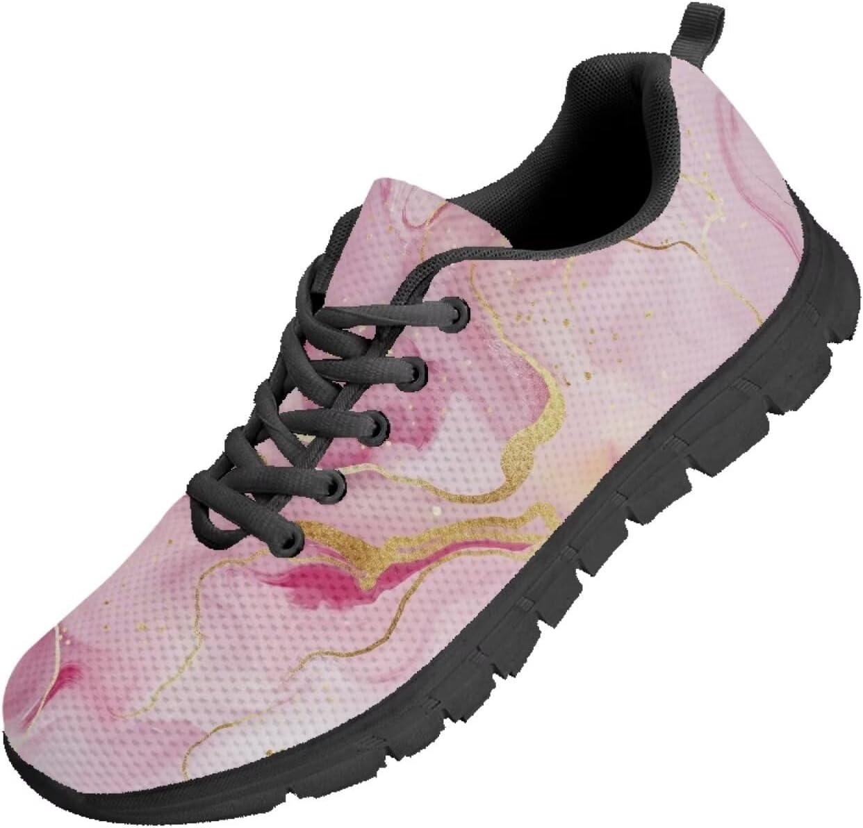 

Мужские кроссовки Funnydude Funny Print для бега, весенние, легкие, дышащие, с сеткой для спортзала, розовый