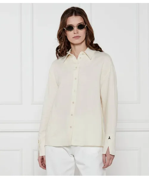 

Рубашка Relaxed fit Patrizia Pepe, бежевый
