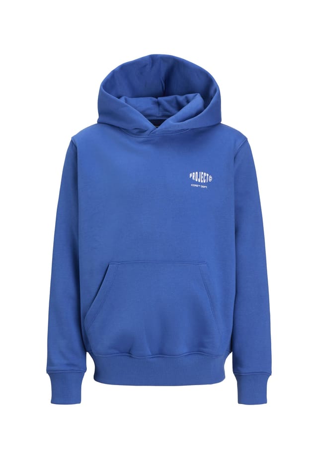 

Толстовка с капюшоном «Бетонный глобус» Jack & Jones, синий