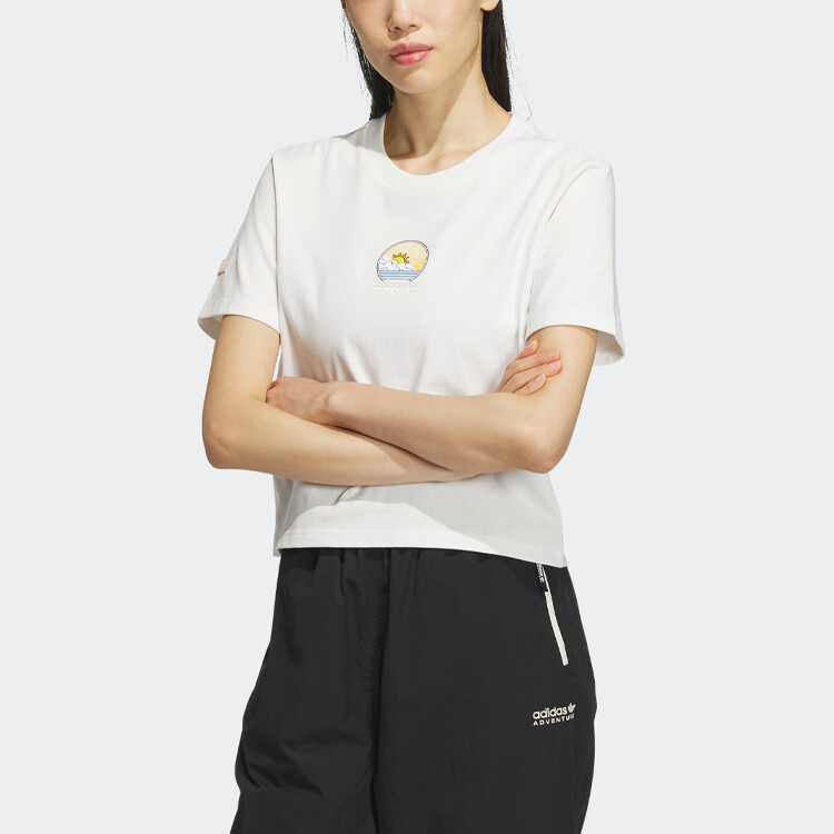 Женская футболка для активного отдыха «Cloud White» Adidas Originals — фото 2