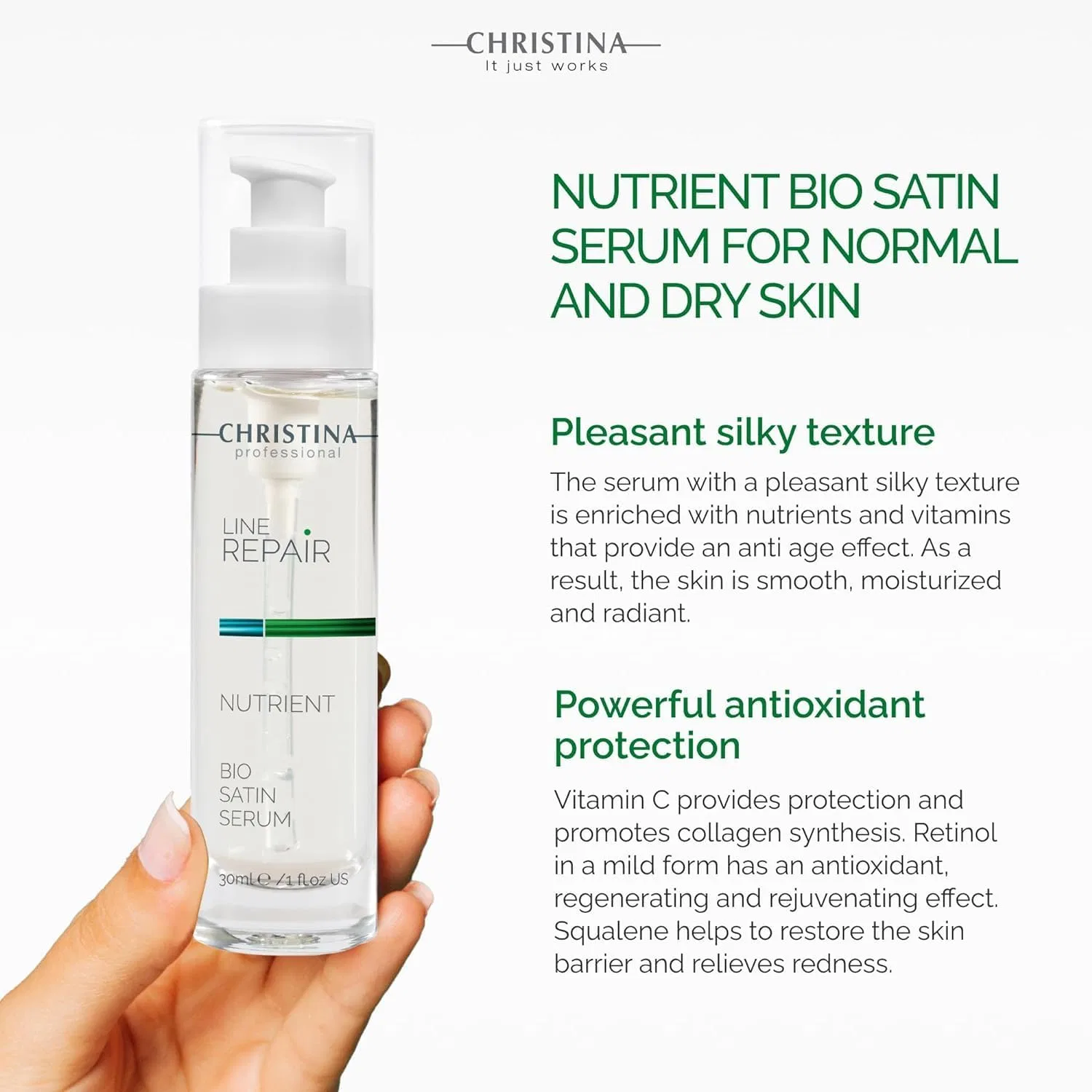 Сыворотка Christina — Масляная Bio Satin Serum, 30 мл — фото 2